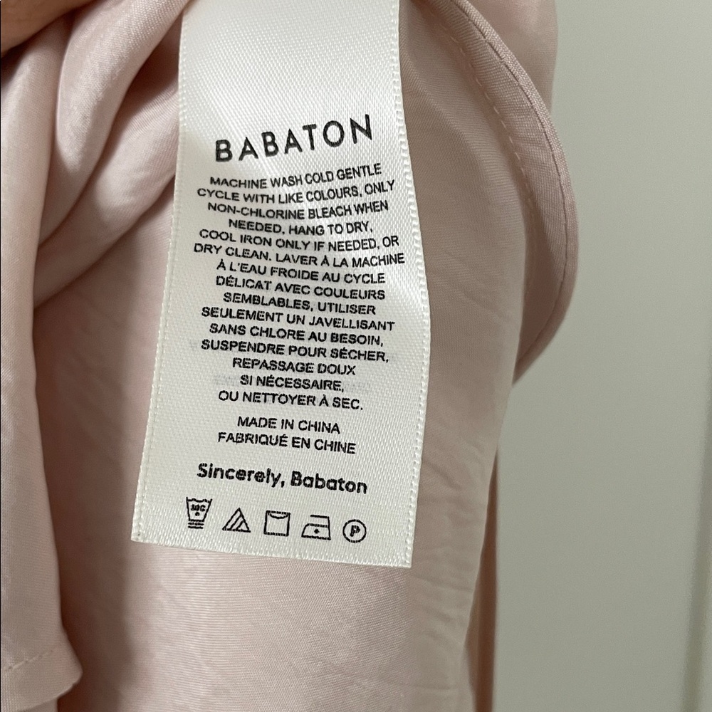 Babaton Blush Satin Skirt - Picture 7 of 9
